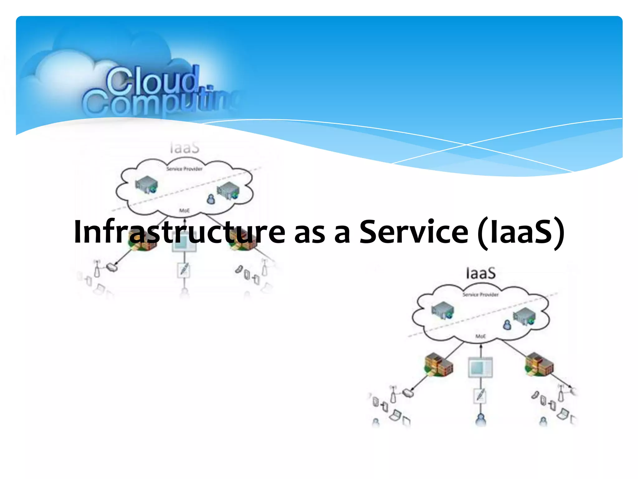 Infrastructure as a Service (IaaS)
 