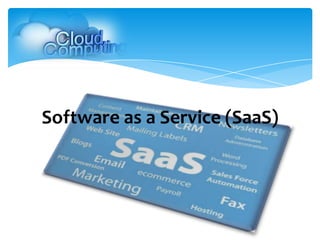 Software as a Service (SaaS)
 