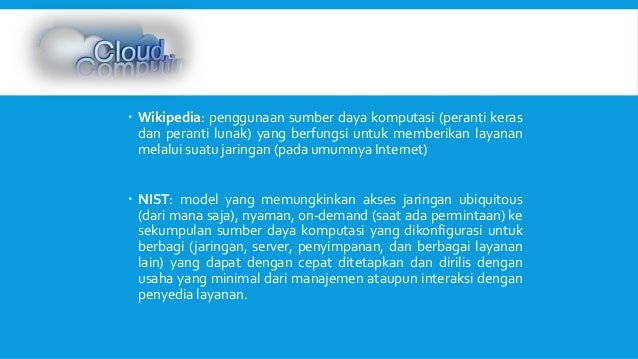 Presentasi cloud computing akakom BAB 1