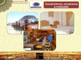 TRANSPORTASI, AKOMODASI
& KONSUMSI
 