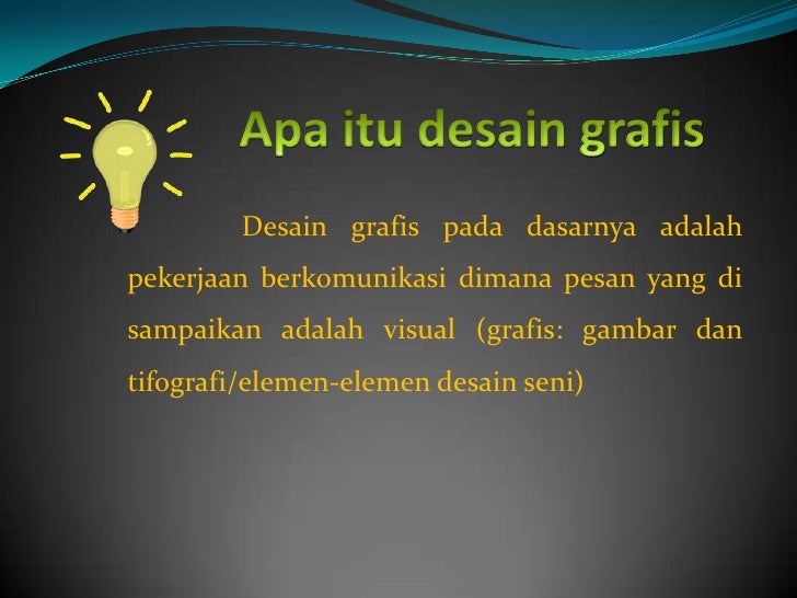 Presentasi desain grafis