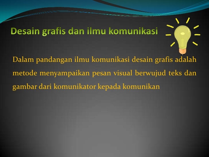 Presentasi desain  grafis 