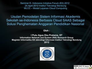 Presentasi eii 24 april 2012