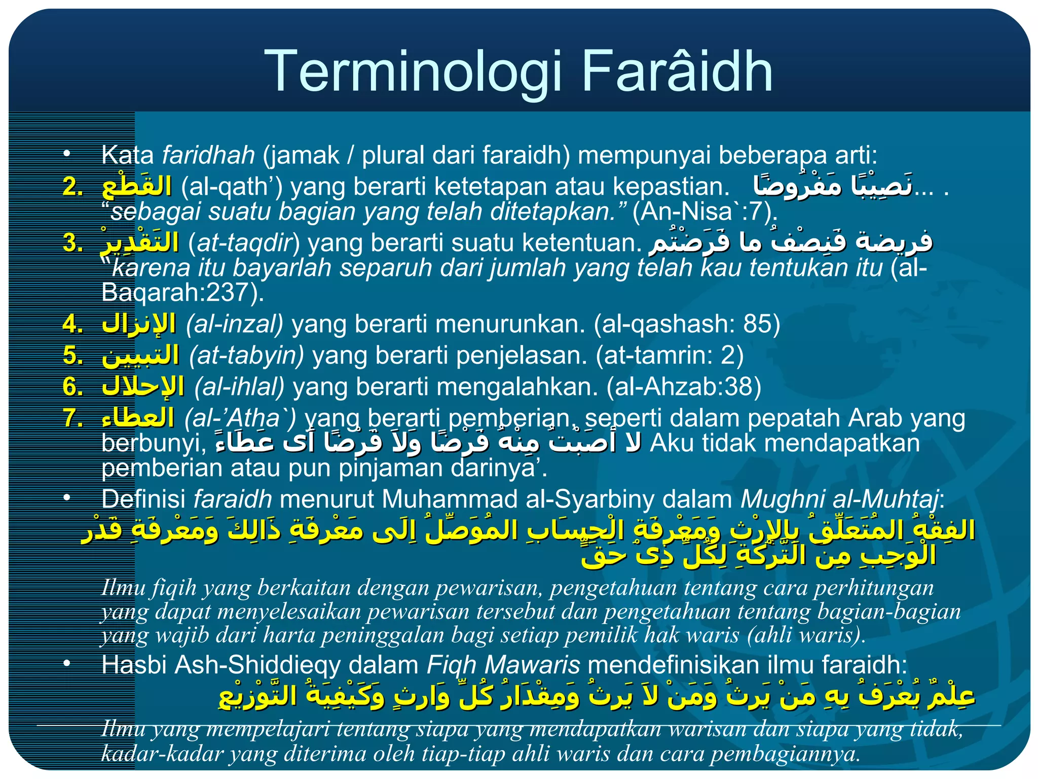 Presentasi Fiqh 12 (Waris) | PPS