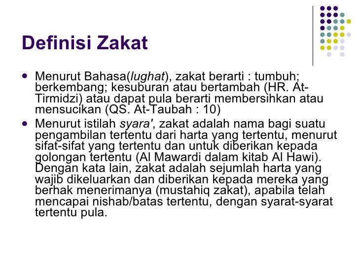 Presentasi Fiqh Zakat