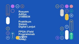 Rosyam
Aditya
21066034
Praktikum
Sistem
Digital Lanjut
FPGA (Field
Programmab
le Gate
Array)
 