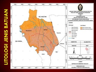 12
LITOLOGIJENISBATUAN
 