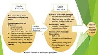 Groupthink Theory | PPTX