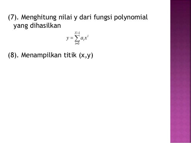 Presentasi interpolasi polinomial