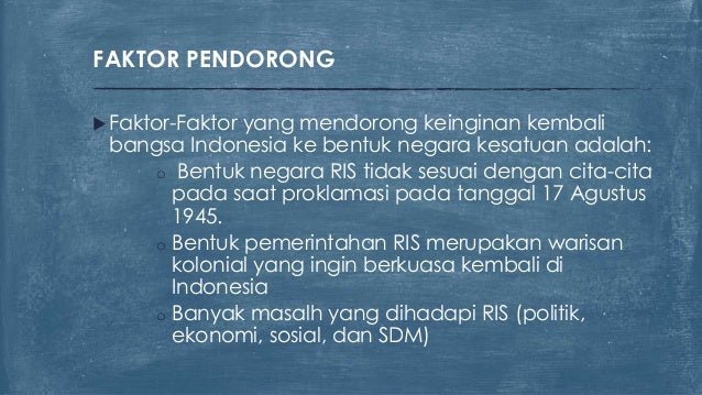 Peristiwa - Peristiwa Politik dan Ekonomi Pasca Pengakuan 