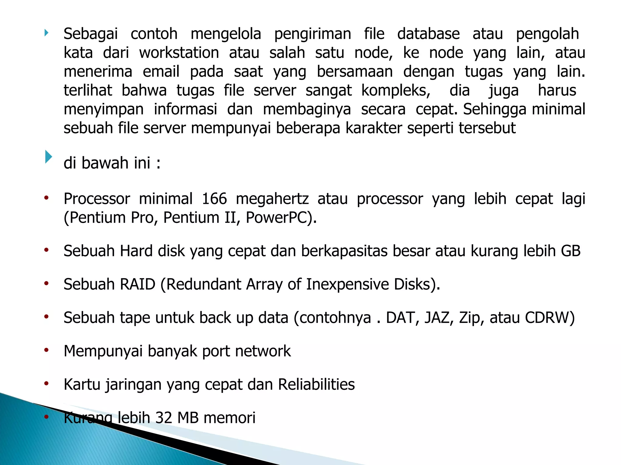 Presentasi jaringan komputer | PPT