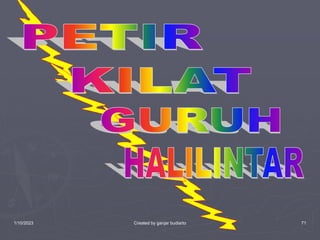 1/10/2023 Created by ganjar budiarto 71
 