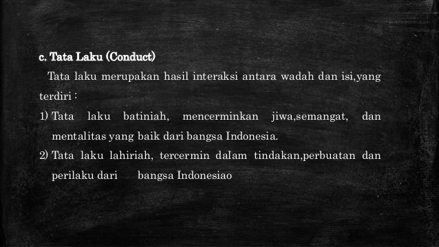 Pendidikan Kadeham Wawasan Nusantara dan Ketahanan Nasional