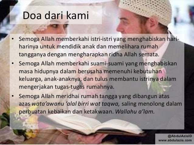 Istri Atau Suami Dari Anak Tts Hak dan Kewajiban Suami Istri