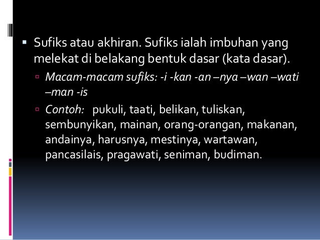 Presentasi Kata Berimbuhan