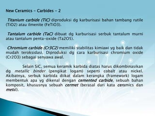 Senyawa Tio2 Presentasi keramik | PPTX