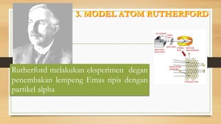 Model Teori Atom Rutherford Perkembangan Teori Atom | PPTX