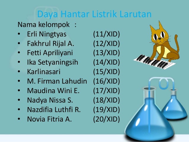 Daya Hantar Listrik Larutan