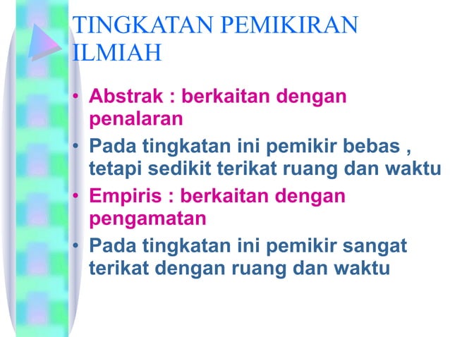 Membangun Kerangka Berfikir Ilmiah Ppt