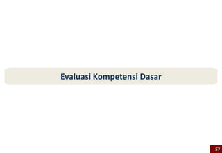 Evaluasi Kompetensi Dasar
57
 