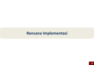 Rencana Implementasi
71
 