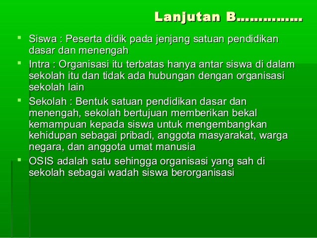 Ppt Ldks Osis