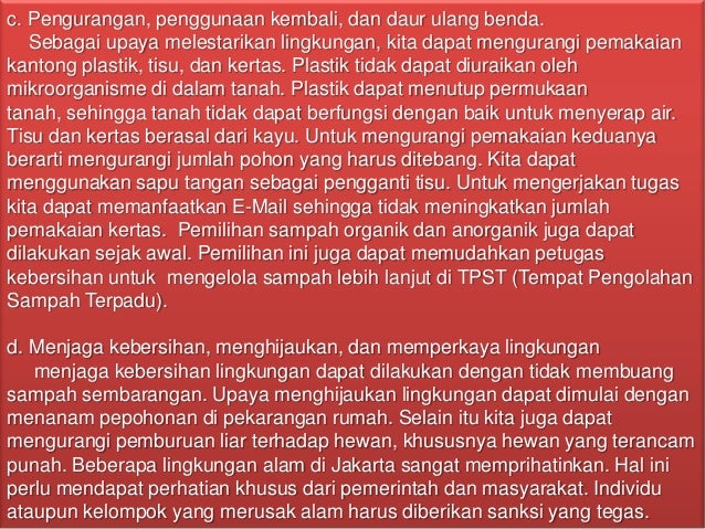 Presentasi lingkungan hidup