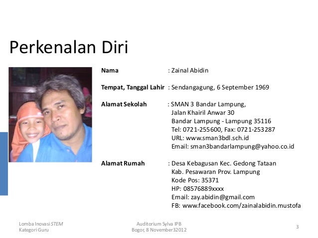 Presentasi Lomba Inovasi Stem 2013 Ipb Bogor