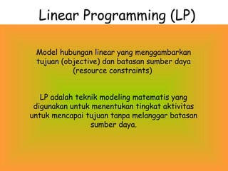 Linear Programming Project | PPT