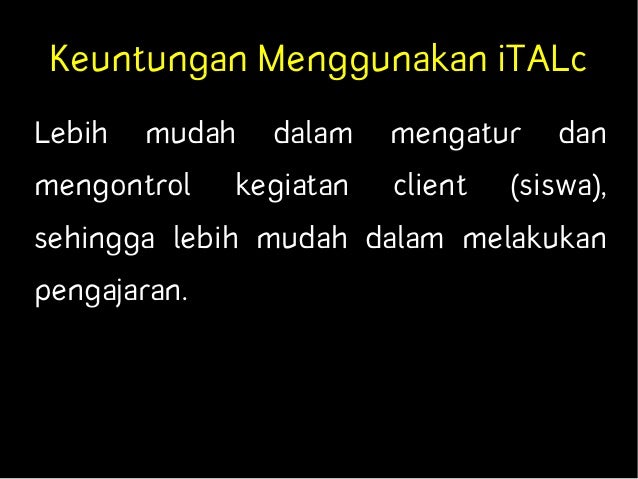 Presentasi LTSP & iTALc