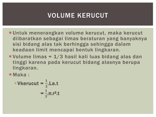 Kerucut | PPTX