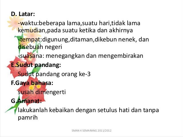 Presentasi unsur cerita melayu klasik Hikayat IndraPutra