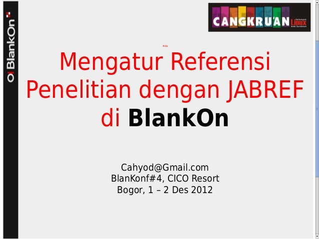 Mengatur referensi penelitian 