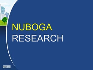 NUBOGA
RESEARCH
 