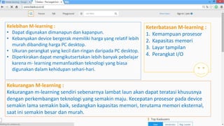Presentasi Mobile Learning | PPTX