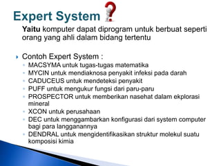 Prospector Computer Presentasi modul 11 kecerdasan buatan | PPTX