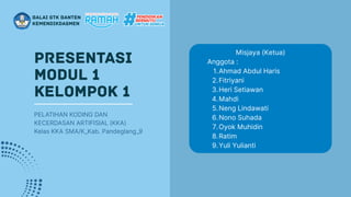 Presentasi Modul 1 modul presentasi kelompok | PDF