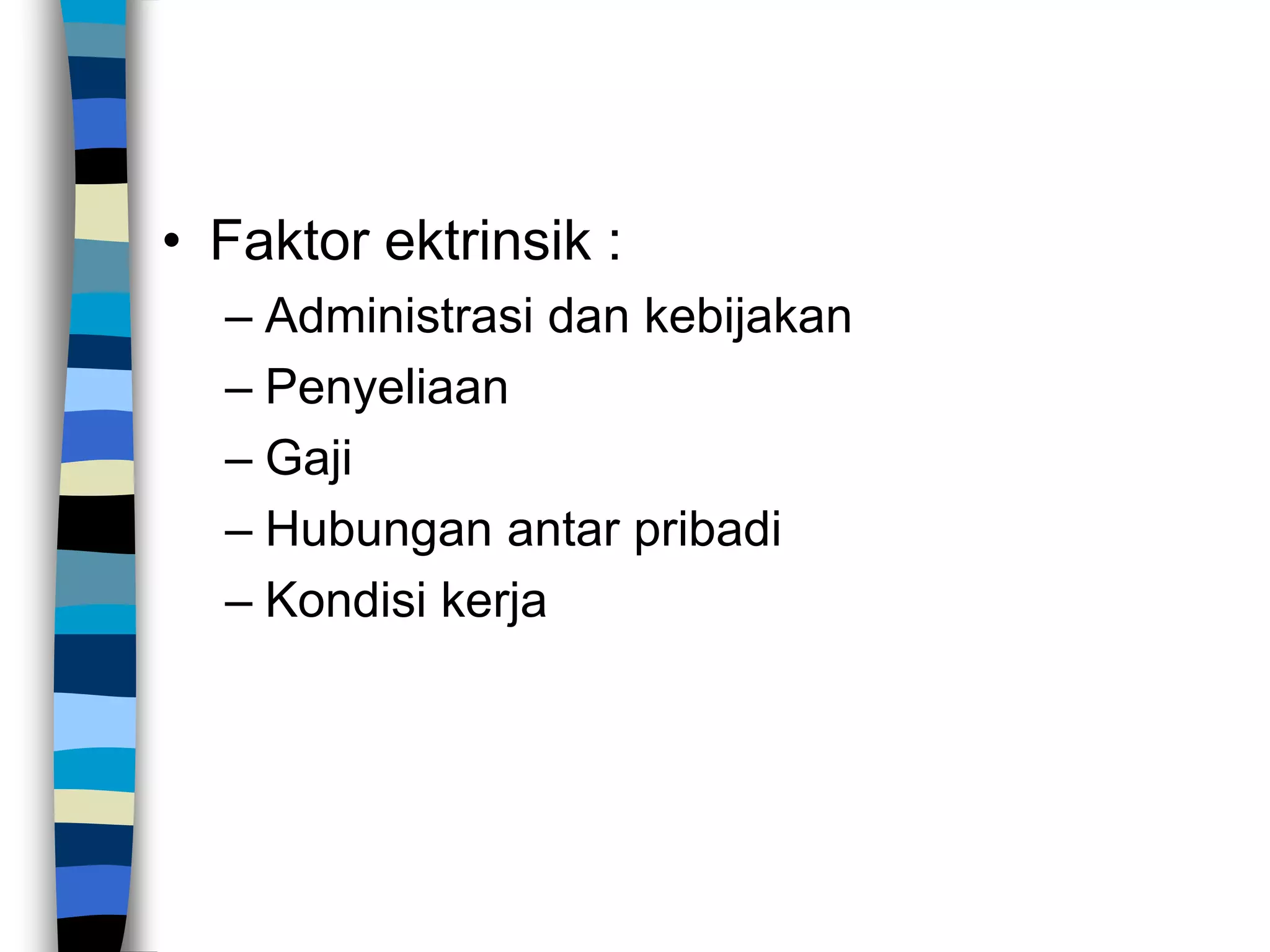 Presentasi motivasi kerja | PPTX