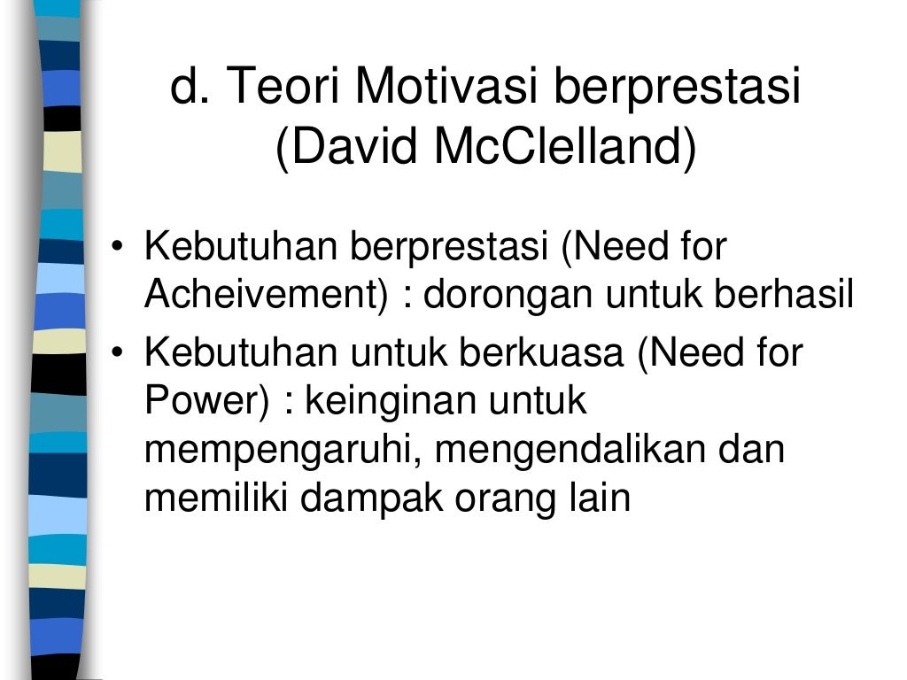 Presentasi motivasi kerja