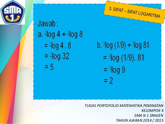 Presentasi Matematika (peminatan) EKSPONEN dan LOGARITMA