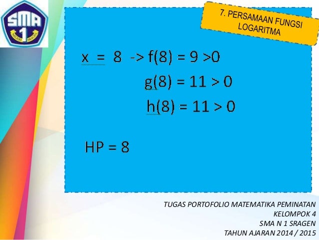 Presentasi Matematika (peminatan) EKSPONEN dan LOGARITMA