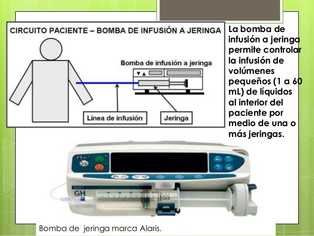 Bombas de infusión