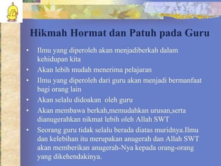 Hikmah menghormati orang tua