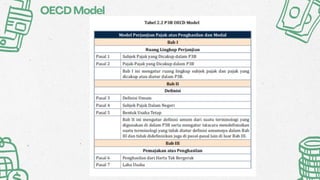 Model of Double Tax Convention and Structure of Tax Treaties | PDF