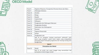 Model of Double Tax Convention and Structure of Tax Treaties | PDF