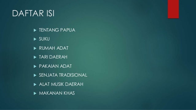 Kebudayaan papua