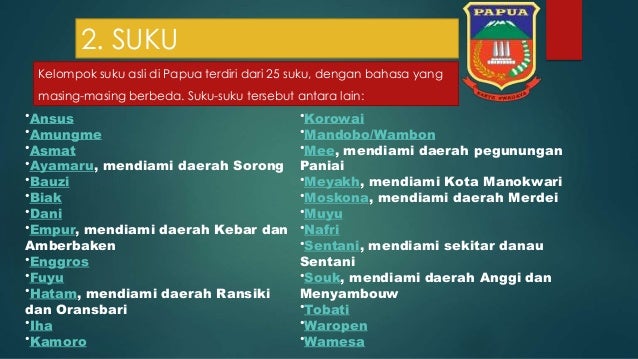 Kebudayaan papua