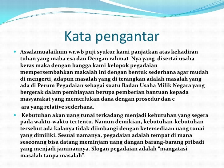 Presentasi Pegadaian 1