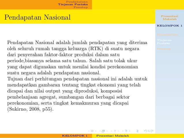 Pertanyaan untuk materi pendapatan nasional