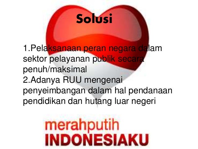 MASALAH PENDIDIKAN DI INDONESIA